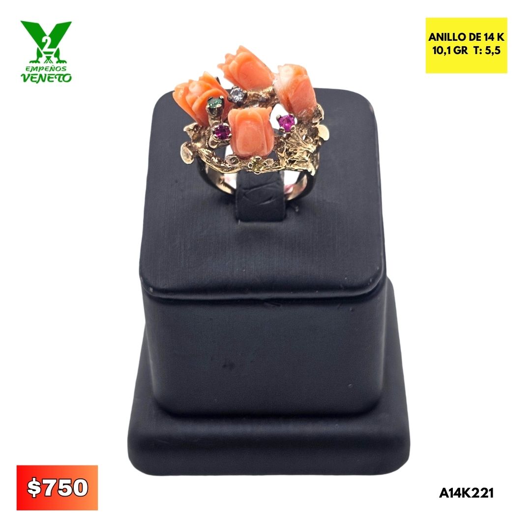 ANILLO DE 14 KILATES A14K221