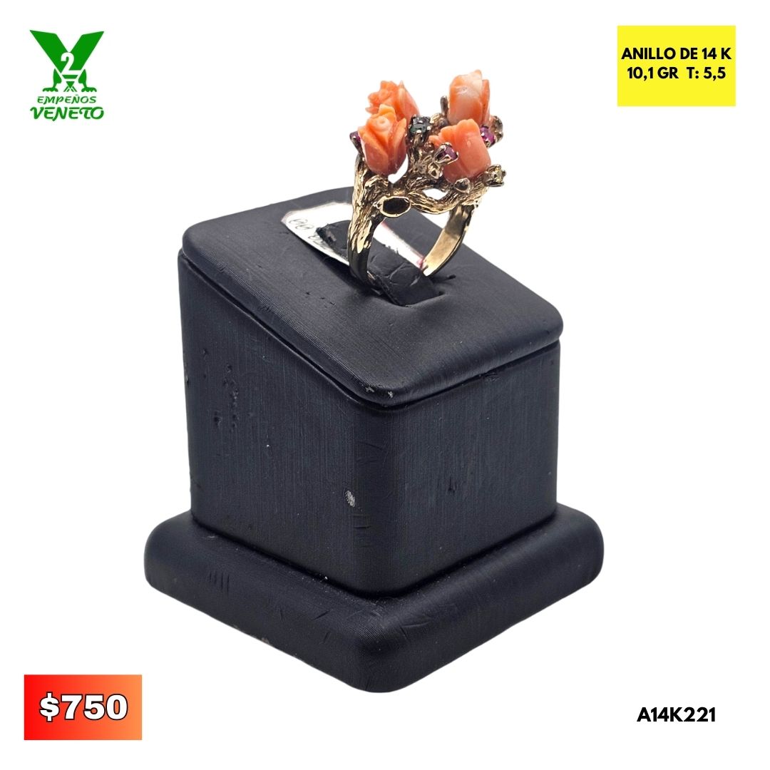 ANILLO DE 14 KILATES A14K221