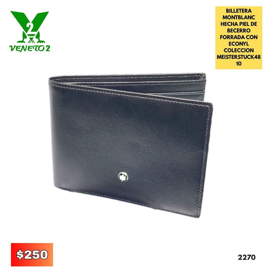 BILLETERA MONTBLANC NEGRA 2270