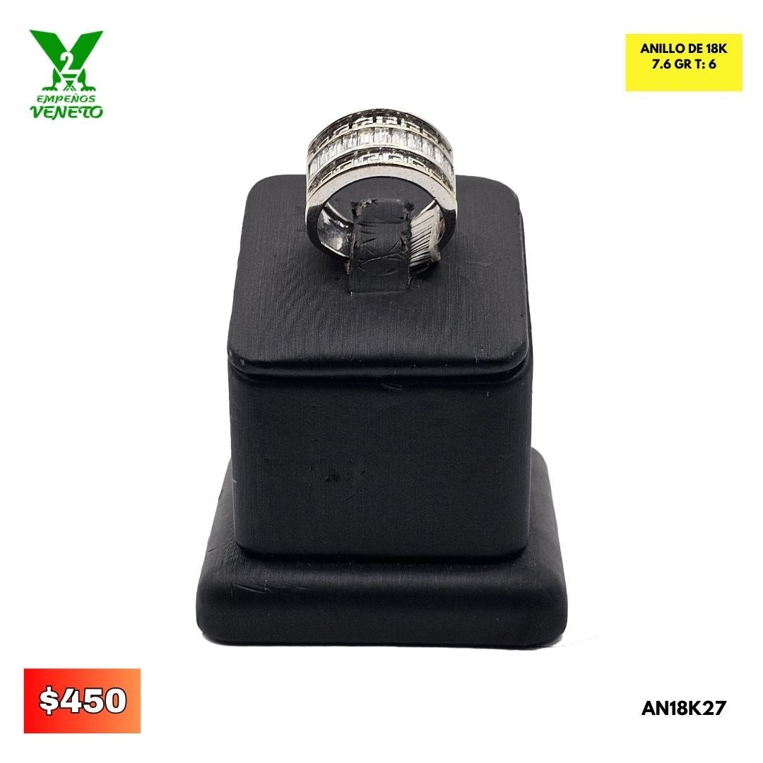 ANILLO DE ORO 18 K AN18K27