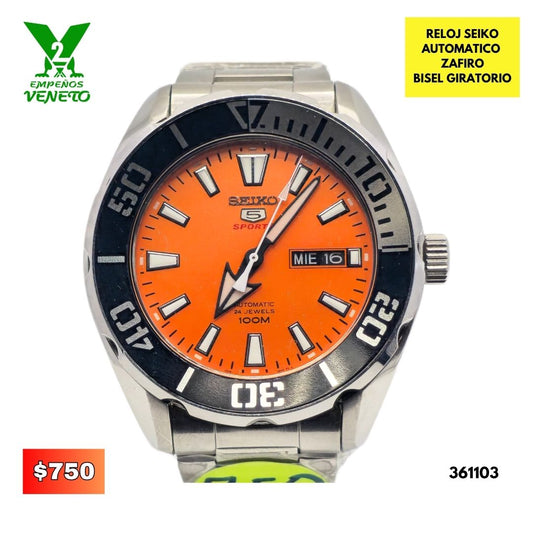 RELOJ SEIKO AUTOMATICO 361103