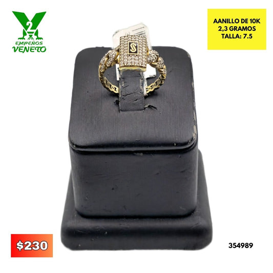 ANILLO MONACO DE 10 KILATES 354989