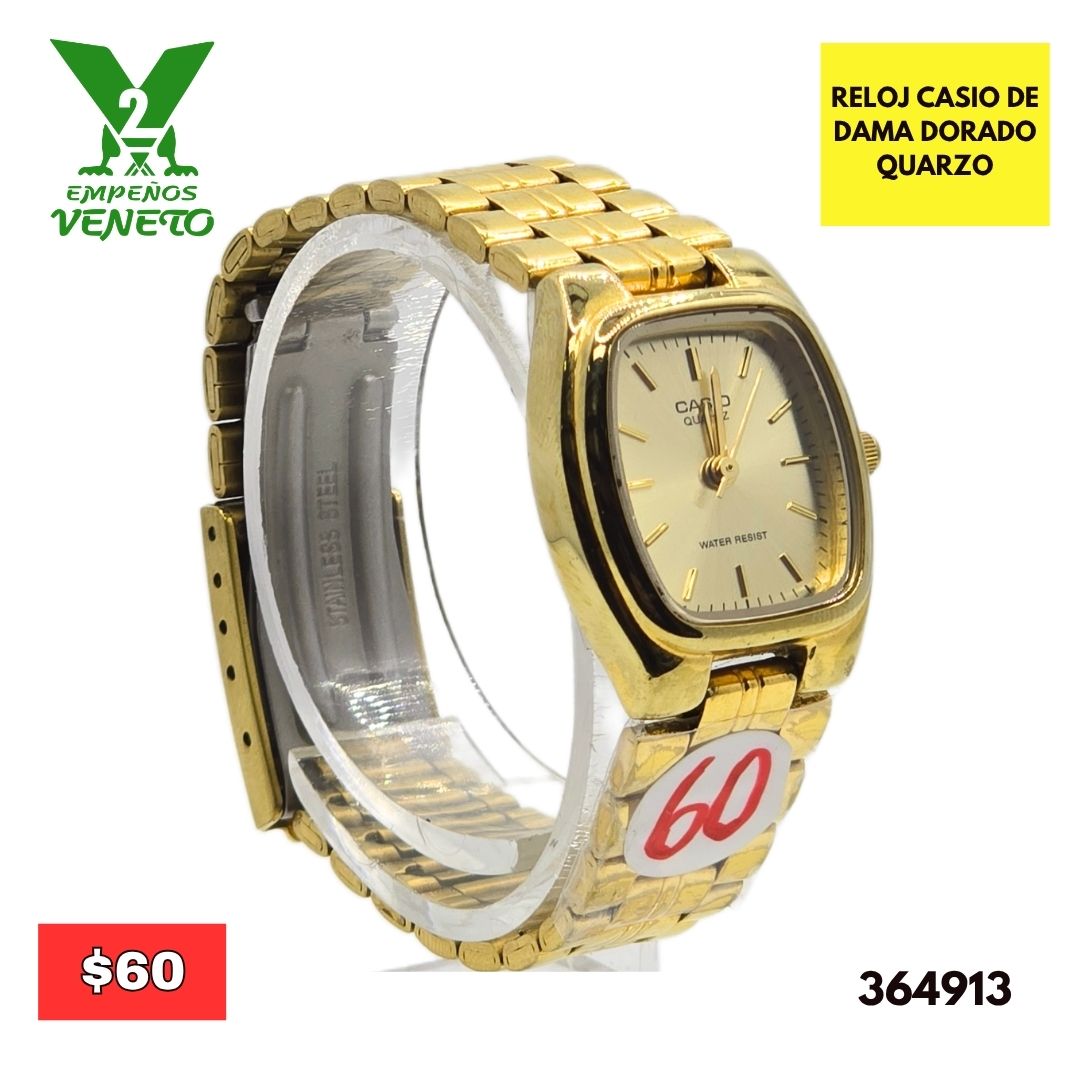 RELOJ CASIO DORADO 364913