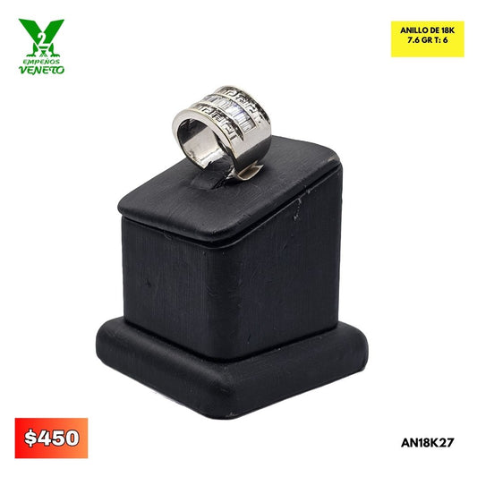 ANILLO DE ORO 18 K AN18K27