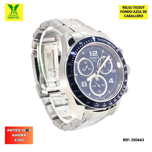 RELOJ TISSOT CRONOGRAFO FONDO AZUL