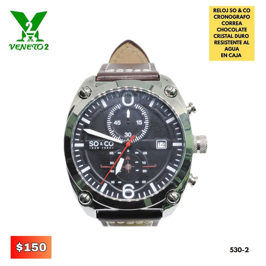 RELOJ SO & CO EN CAJA 530-2