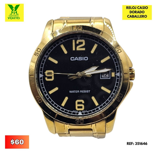 RELOJ CASIO DORADO 341646