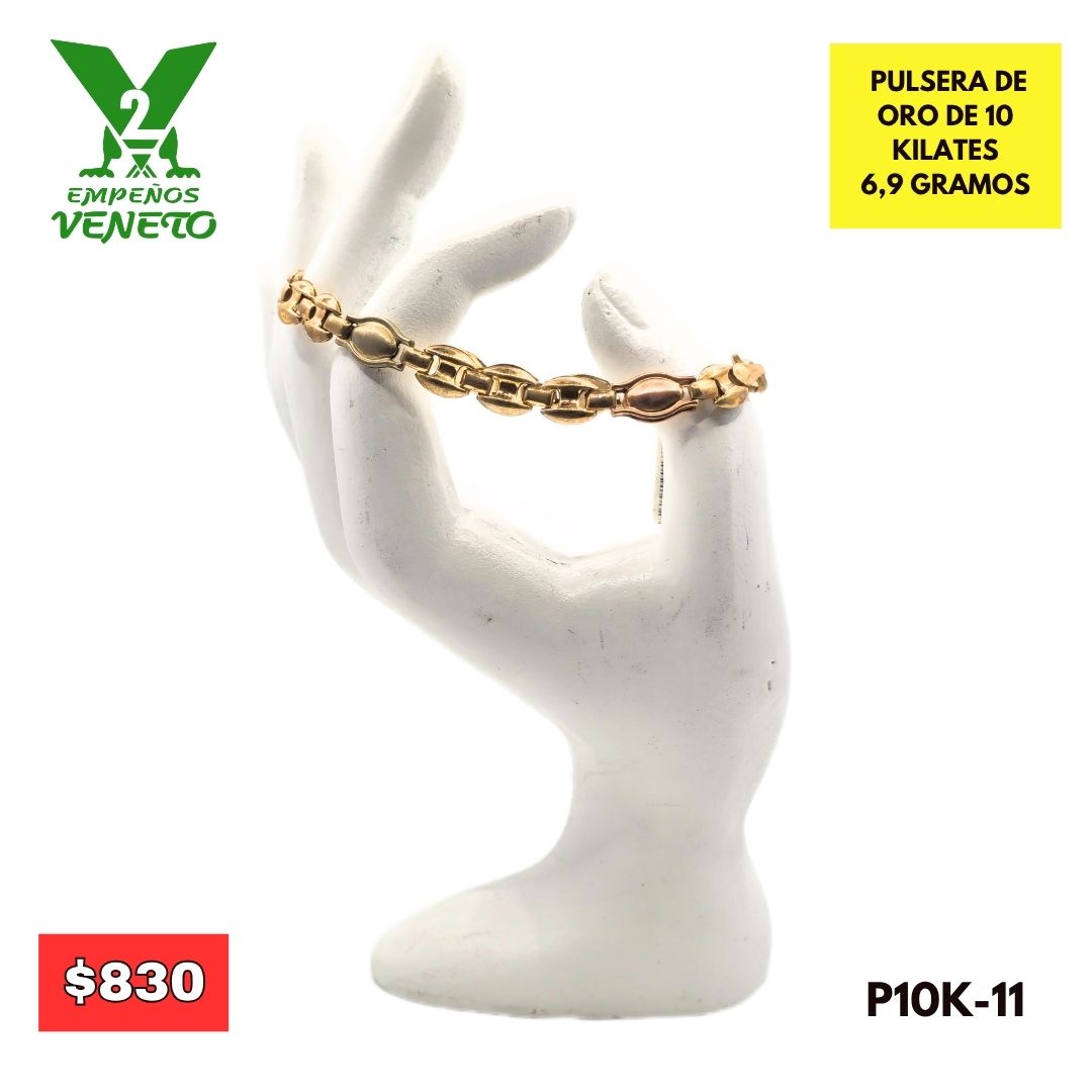 PULSERA DE ORO DE 10 KILATES P10K-11