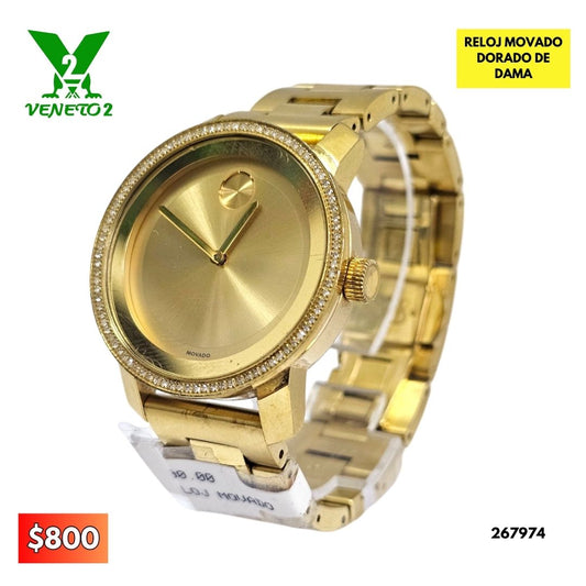RELOJ MOVADO DORADO 267974