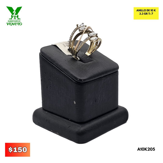 ANILLO DE ORO 10 KILATES A10K205
