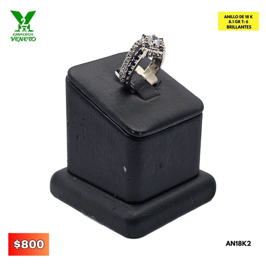 ANILLO DE ORO 18 K AN18K2