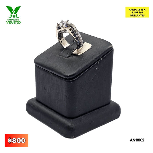 ANILLO DE ORO 18 K AN18K2