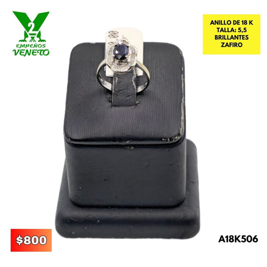 ANILLO DE 18 KILATES A18K506