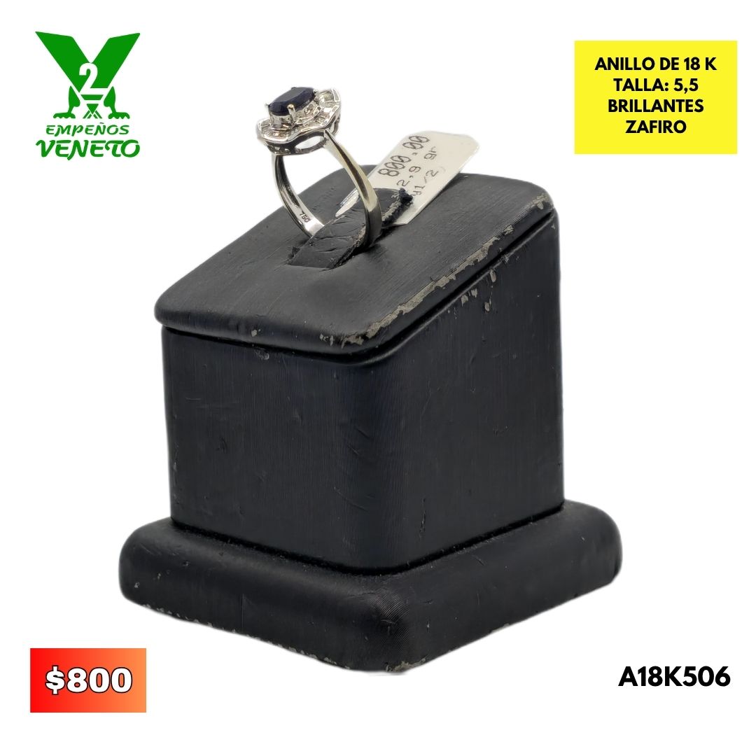 ANILLO DE 18 KILATES A18K506