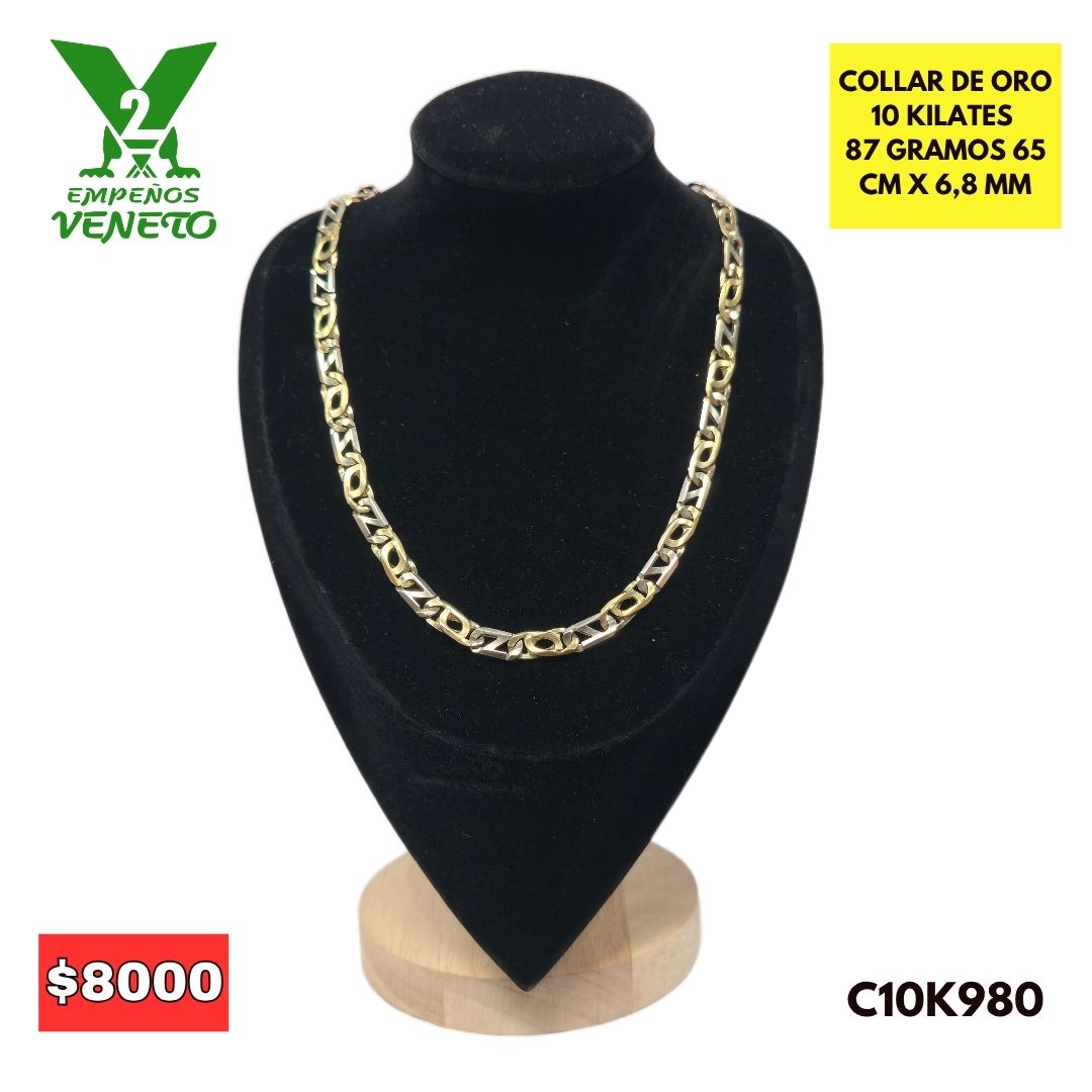 COLLAR DE 10 KILATES C10K980