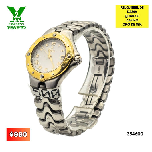 RELOJ EBEL ACERO Y ORO 354600