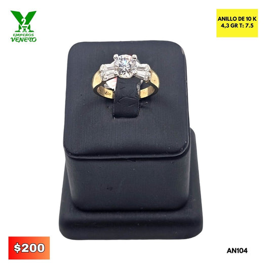 ANILLO DE ORO 10 KILSTES AN104