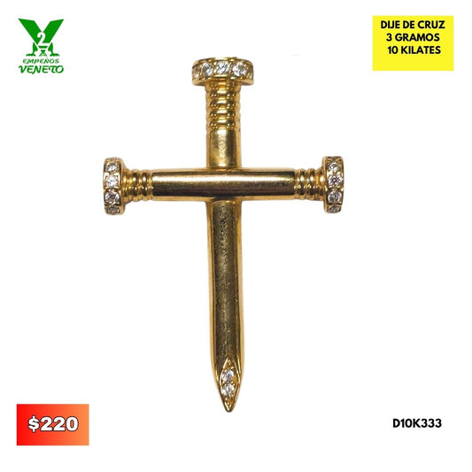 DIJE DE CLAVOS DE 10 KILATES