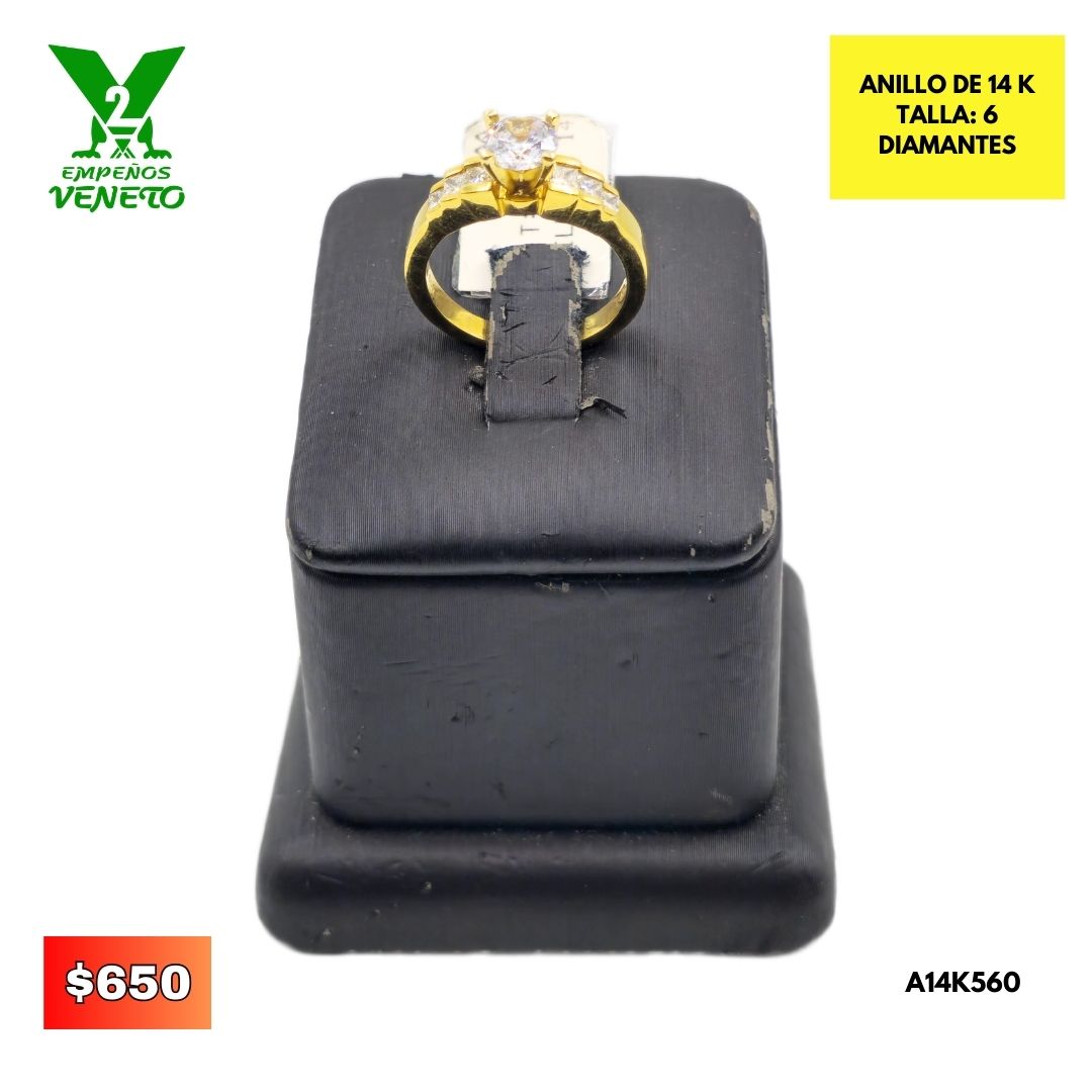 ANILLO DE 14 KILATES A14K560