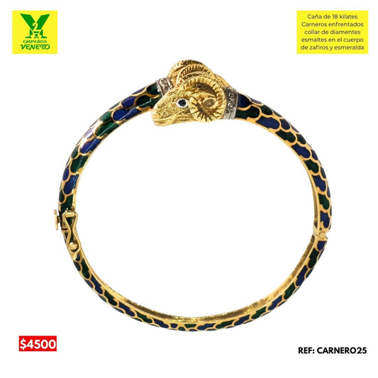 PULSERA DE 18 KILATES DE CARNEROS