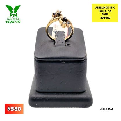 ANILLO DE ORO DE 14 KILATES A14K503