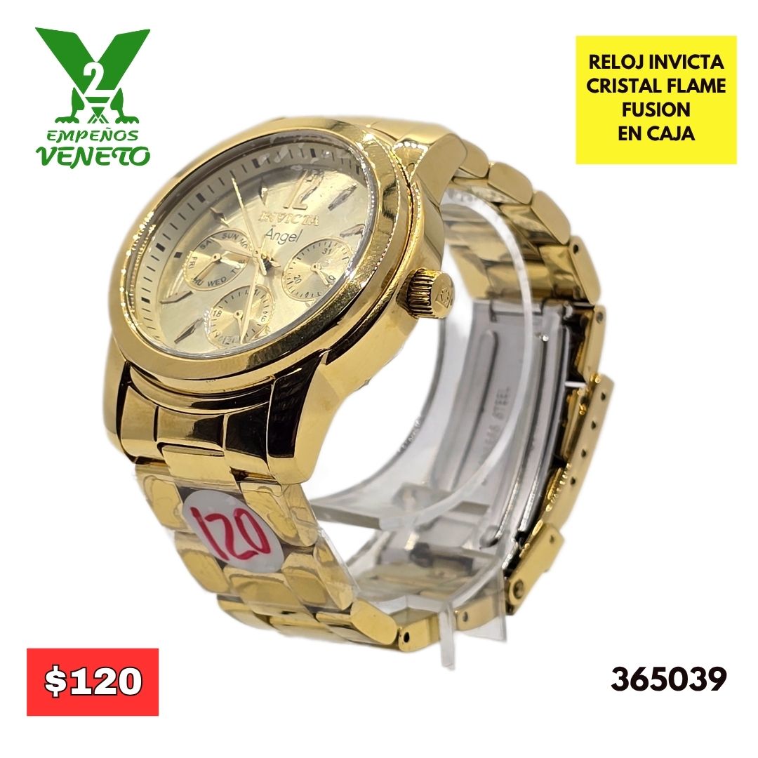RELOJ INVICTA DORADO 365039