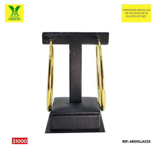 ARGOLLAS DE 18 KILATES
