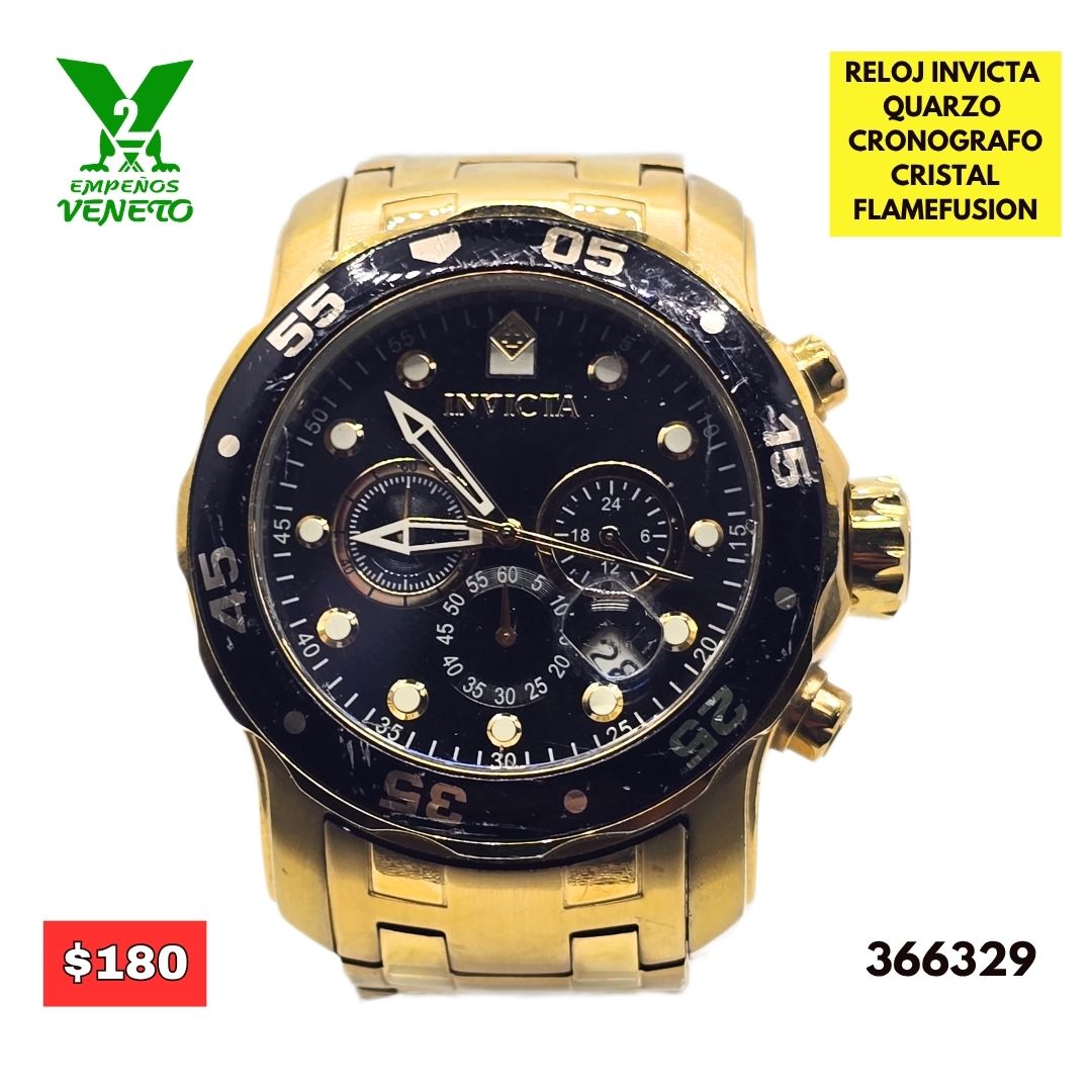 RELOJ INVICTA DORADO 366329