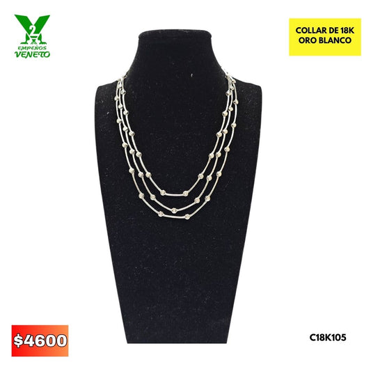 COLLAR DE ORO DE 18 KILATES C18K105