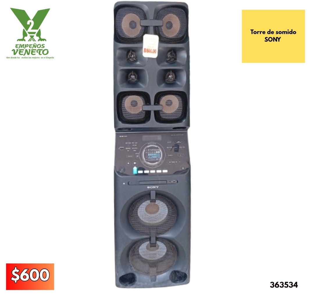 TORRE  DE SONIDO SONY 363534