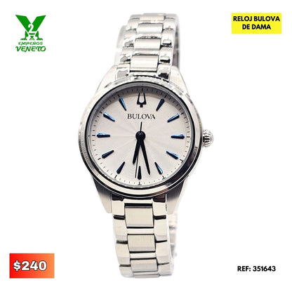 RELOJ BULOVA DE DAMA 351643