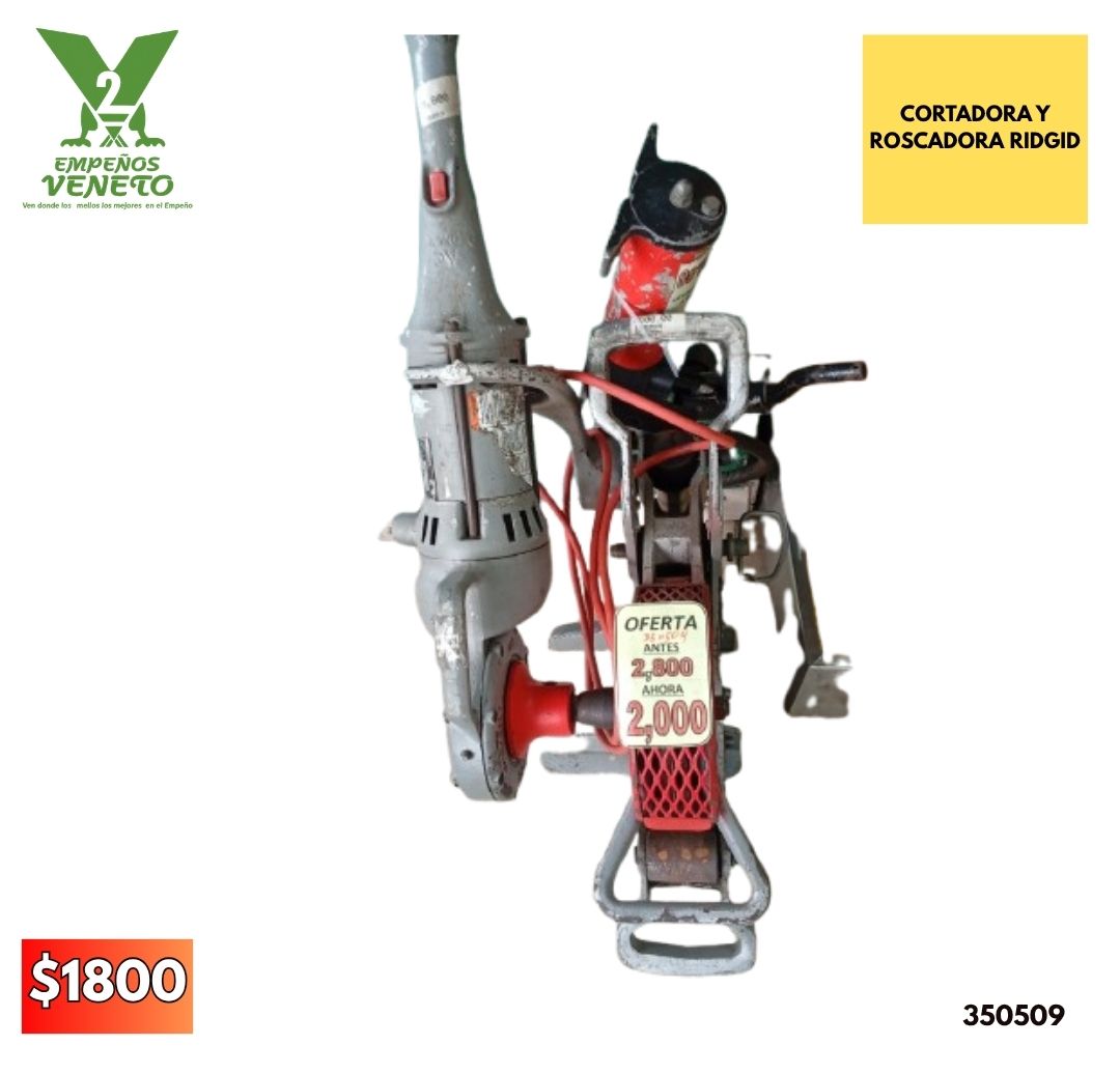 ROSCADORA Y CORTADORA RIDGID 350509
