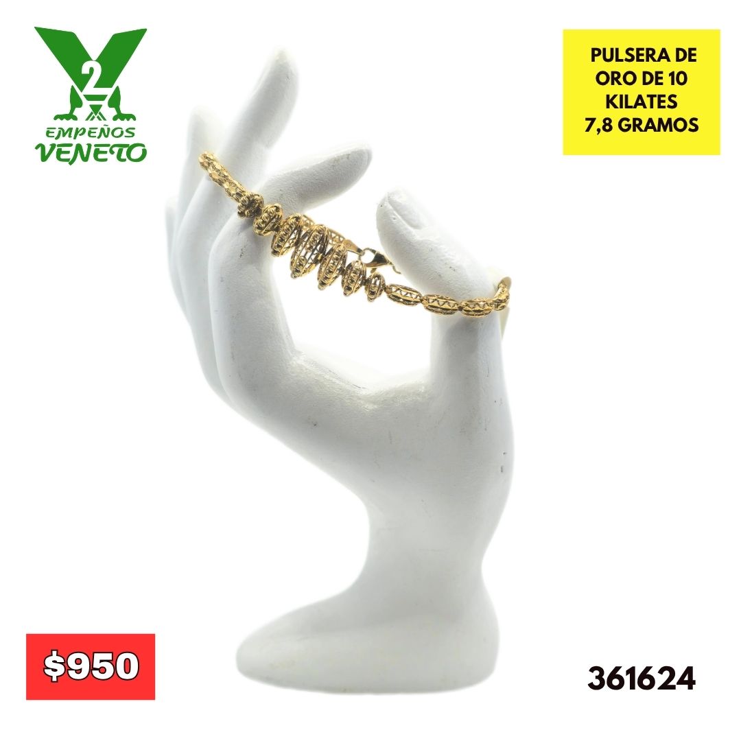 PULSERA DE ORO DE 1O KILATES 361624