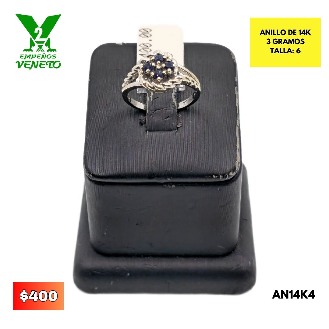 ANILLO DE 14 KILATES AN14K4