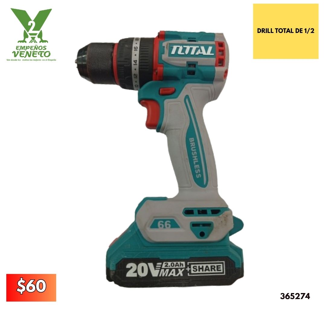DRILL TOTAL  INALAMBRICO 365274