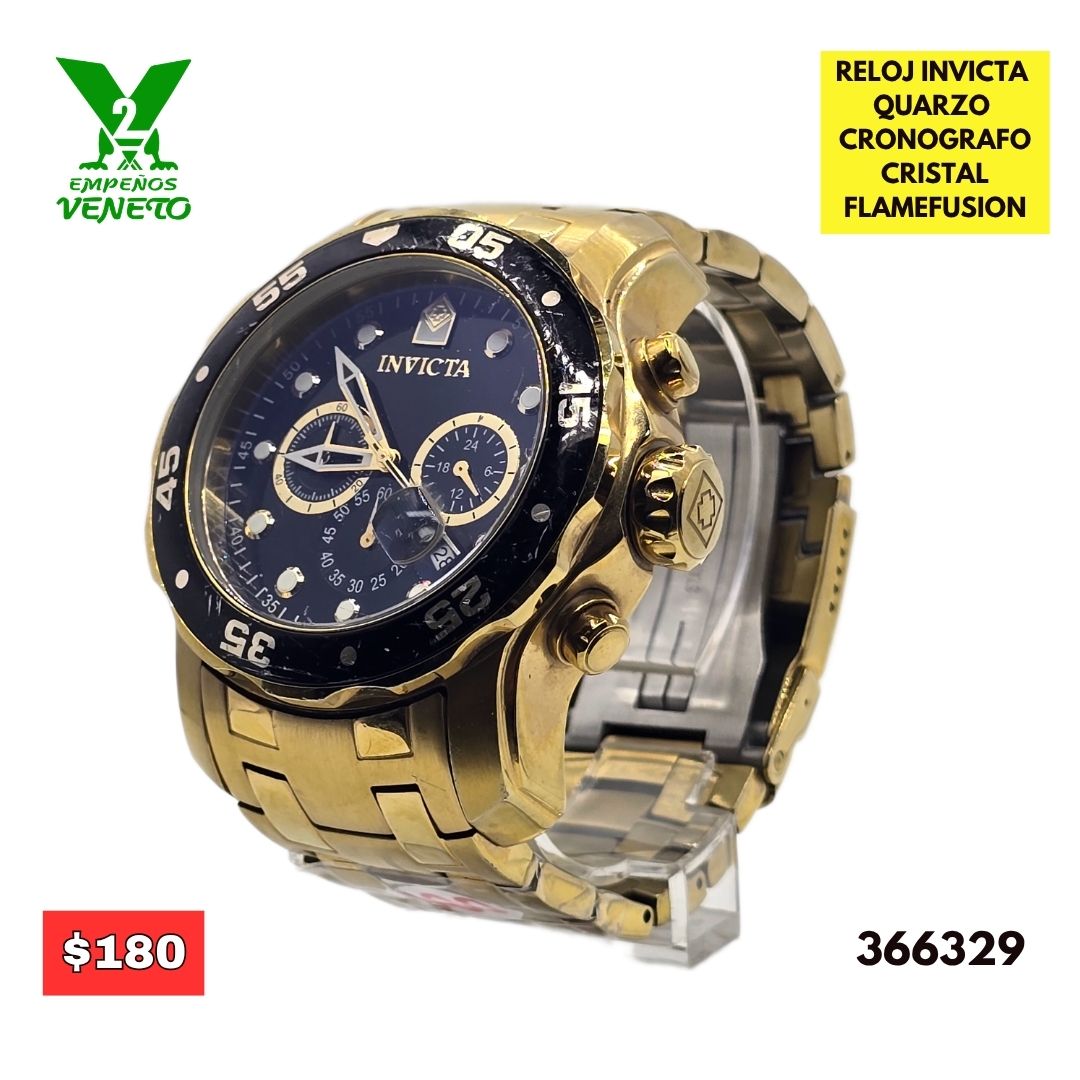 RELOJ INVICTA DORADO 366329