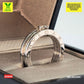 ANILLO DE ORO BLANCO CON DIAMANTE BVLGARI