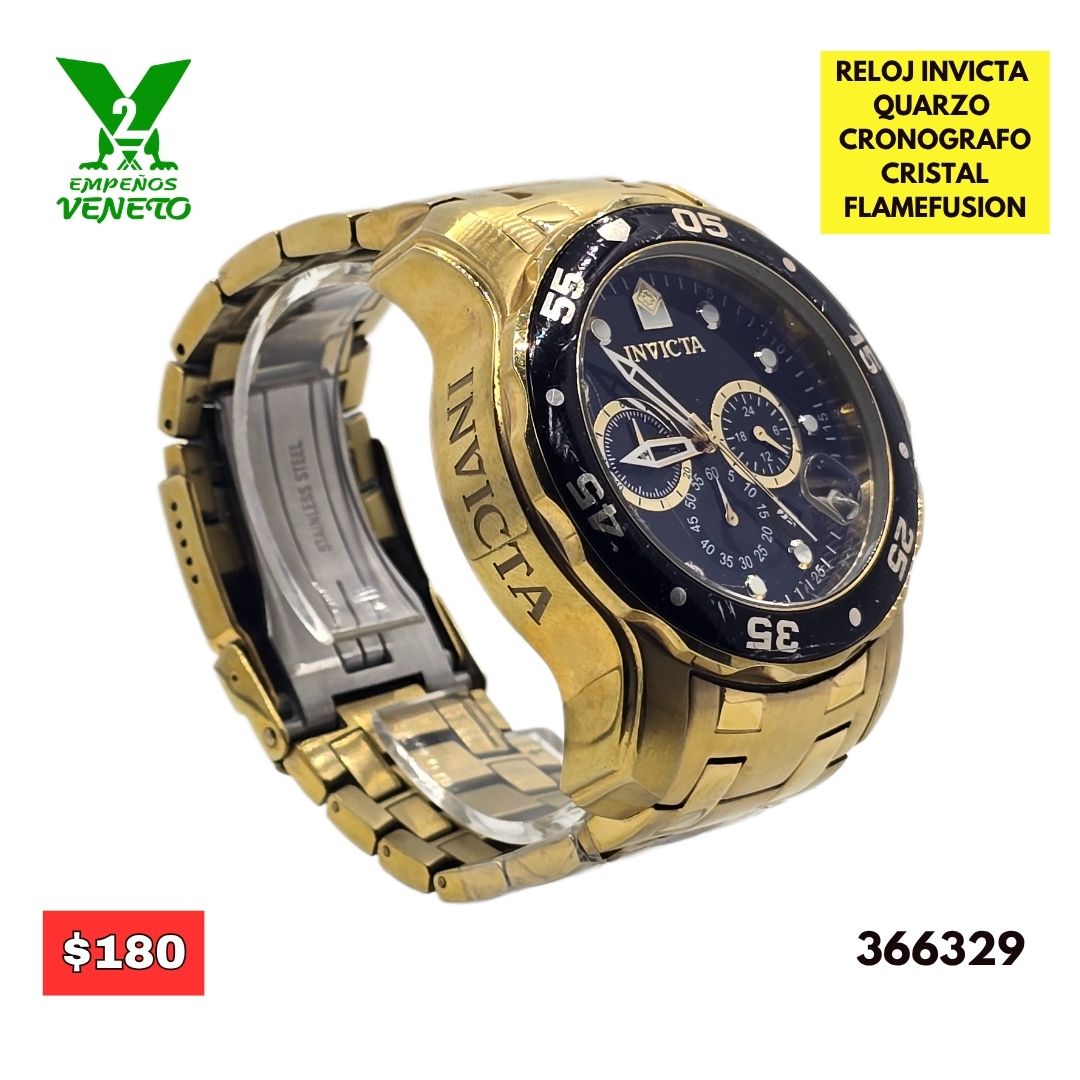 RELOJ INVICTA DORADO 366329