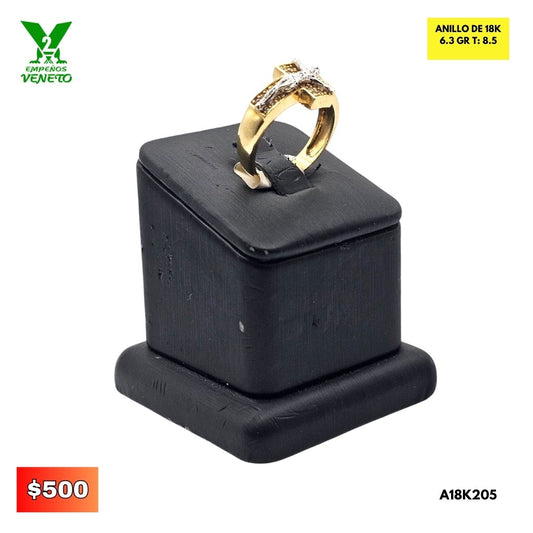 ANILLO DE 18 KILATES A18K205