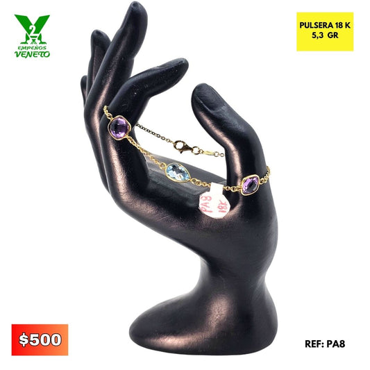 PULSERA DE ORO DE 18 K PA8