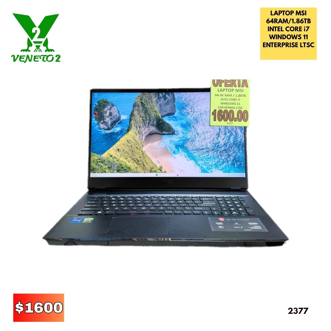 LAPTOP GAIMERS MSI 2377