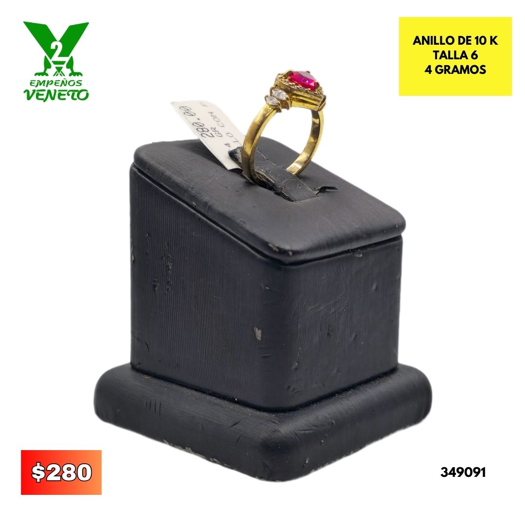 ANILLO DE ORO DE 10 KILATES 349091