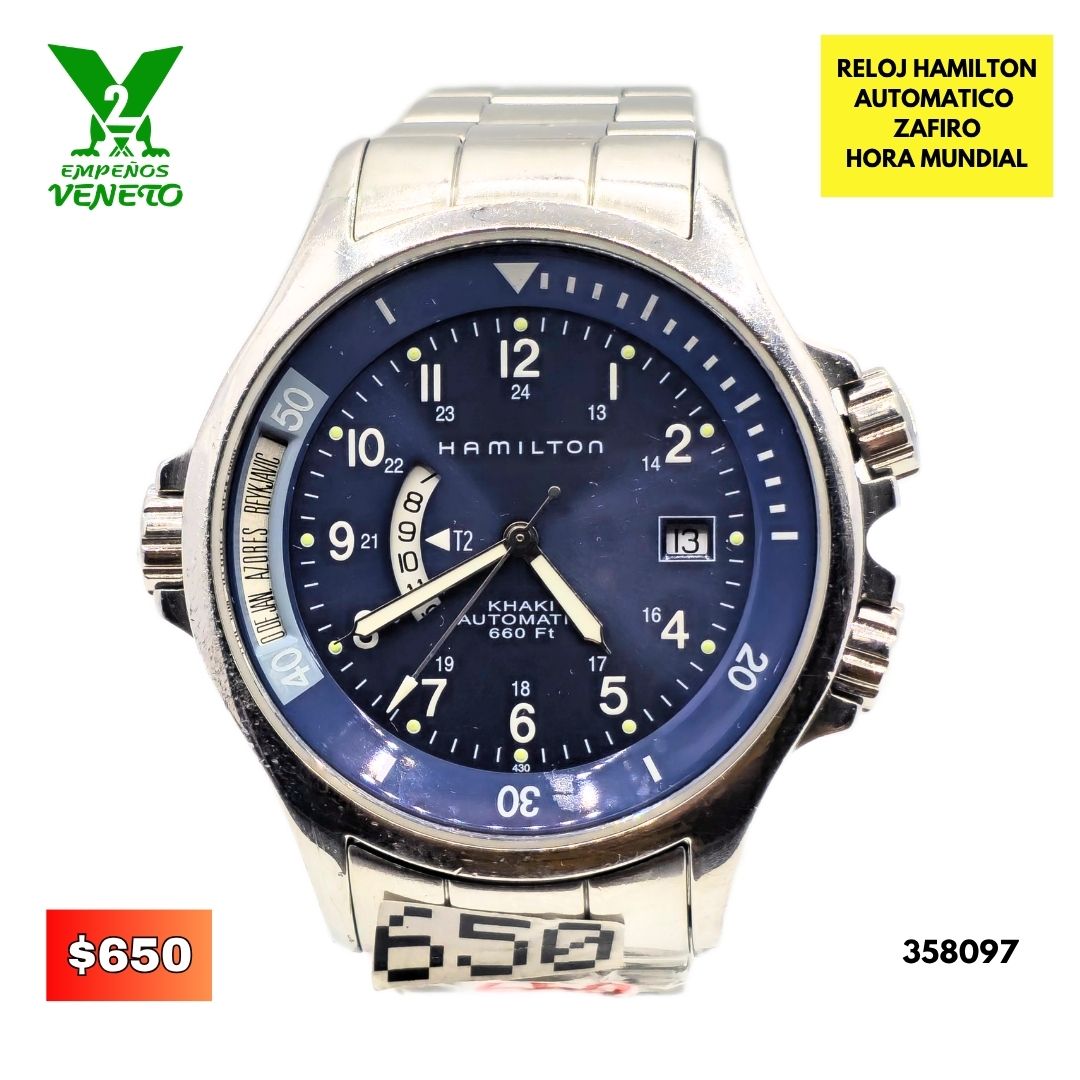 RELOJ HAMILTON AUTOMATICO 358097
