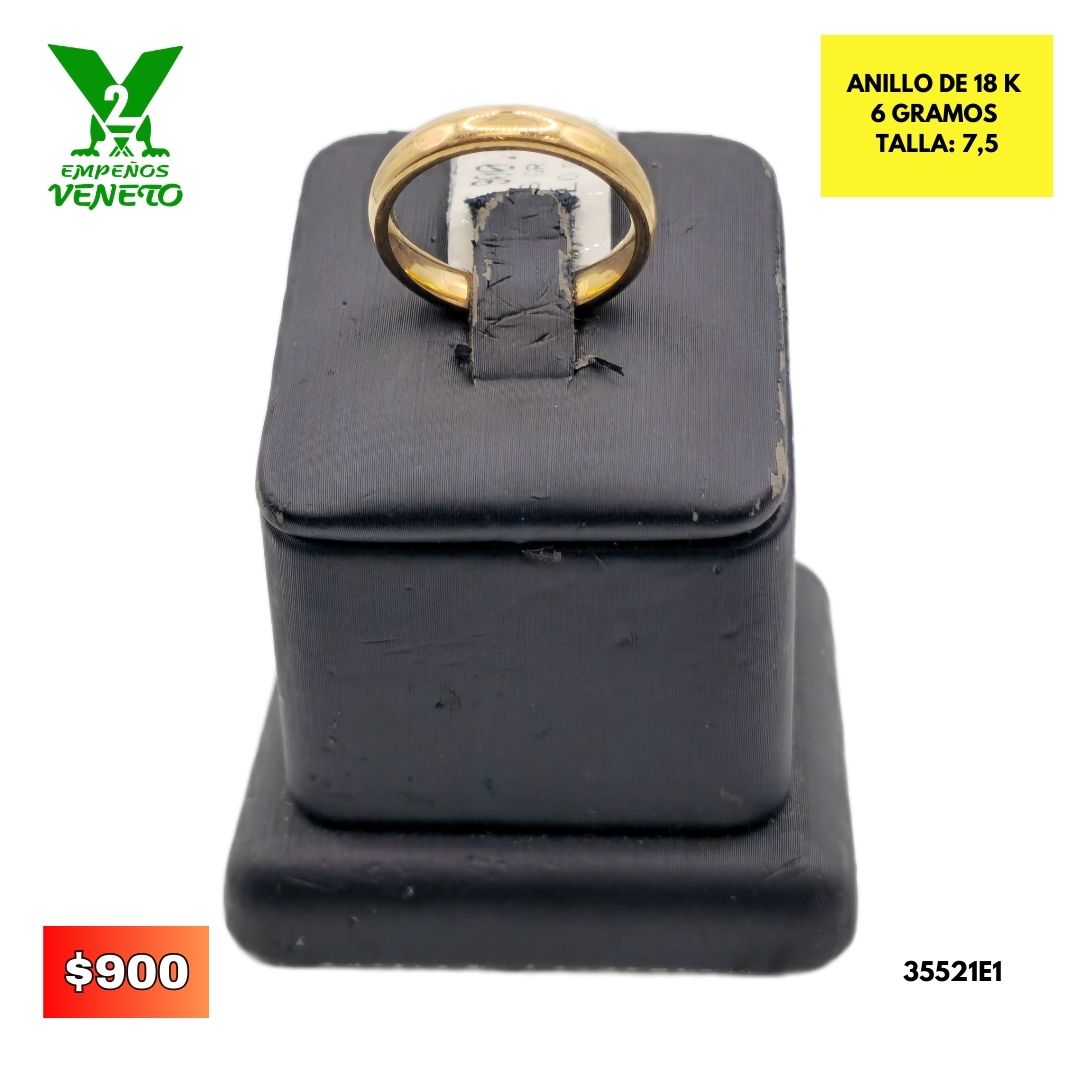 ANILLO DE BODA DE 18 KILATES 355221E1