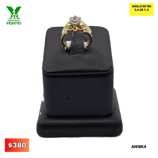 ANILLO DE 18 KILATES AN18K4