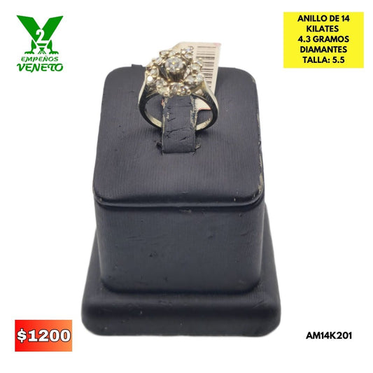ANILLO DE 14 KILATES AM14K201