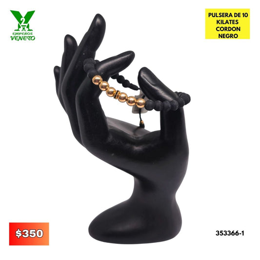 PULSERA DE BOLITAS 10 KILATES 353366-1