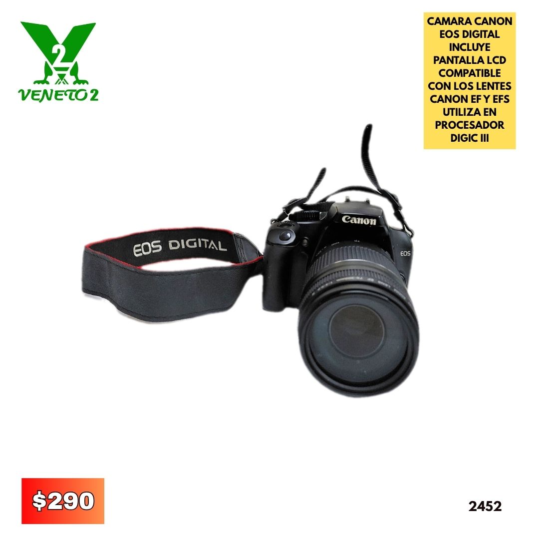 CAMARA CANON EOS DIGITAL 2452
