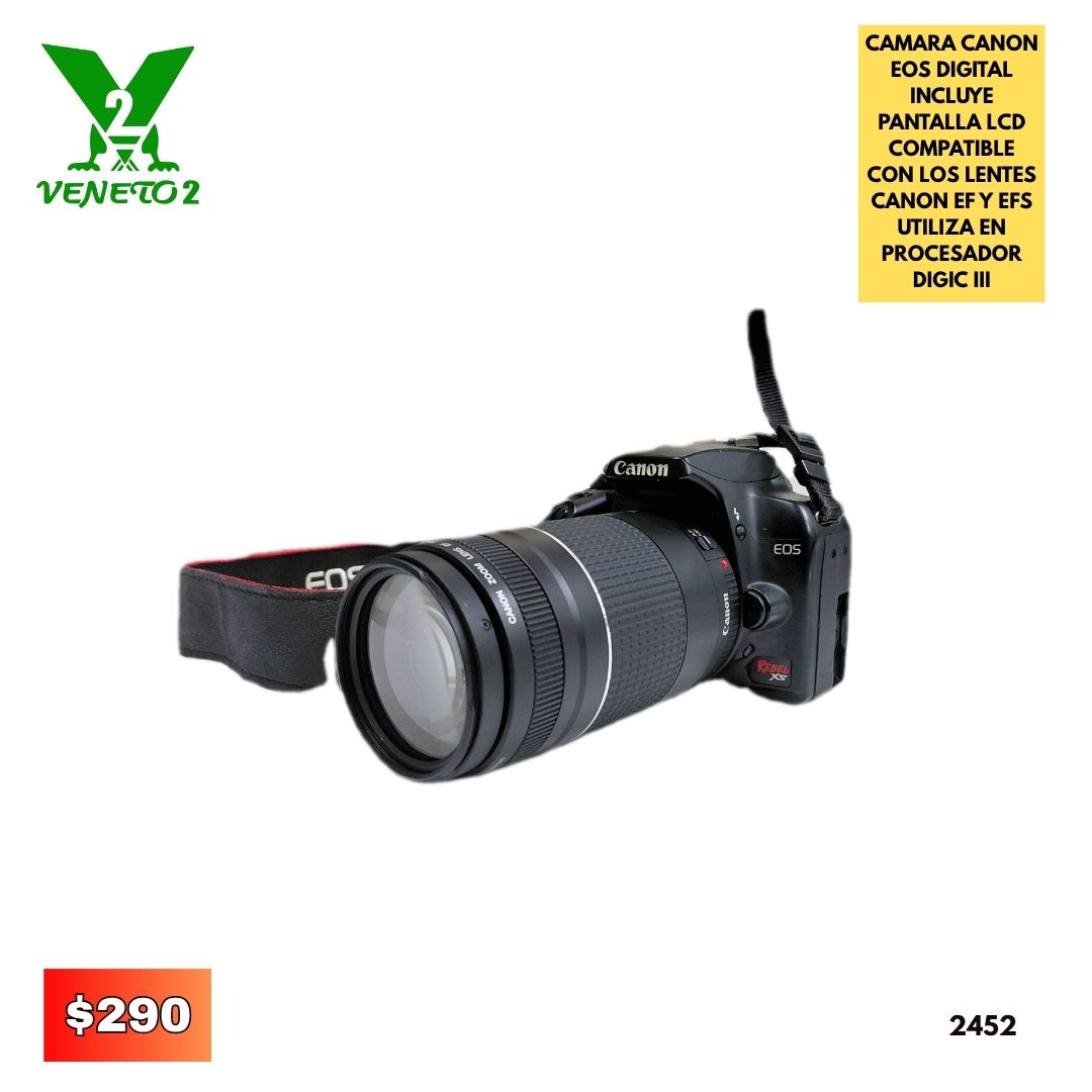 CAMARA CANON EOS DIGITAL 2452