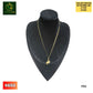 COLLAR CON DIJE DE CIGUEÑA 18K 1702